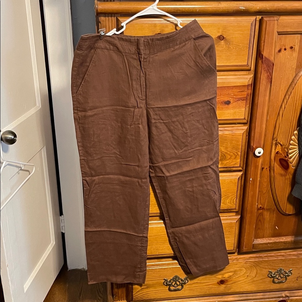 Kim Rogers Men's Chocolate Brown Chinos